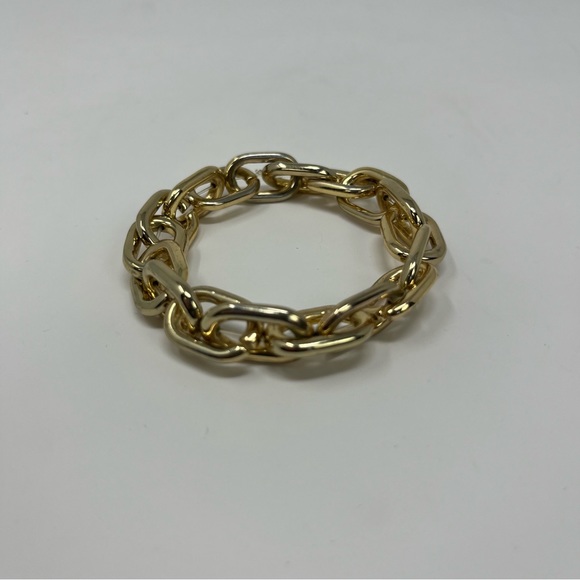 EXPRESS GOLD CHAIN STRETCH STATEMENT BRACELET - Picture 7 of 13